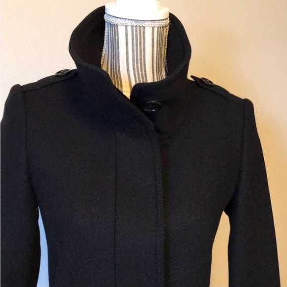 Burberry Gibbsmore Trench Belted Coat Black Women's Size 2 Like New - Picture 5 of 8